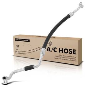 Apach2058 A-premium A/c Discharge Line Hose Assembly Compatible With Variable Silver