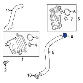 Acura Oe 19513pe0003 Hvac Heater Hose Clamp