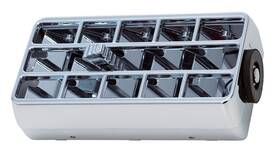 4318 Adams Chrome Shop Plastic A/c Vent For 2001-05 Peterbilt - Center