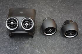 01561291680 Alfa Romeo Set Of 3 Front And Rear Console Vent Giulia Quadrifoglio 17