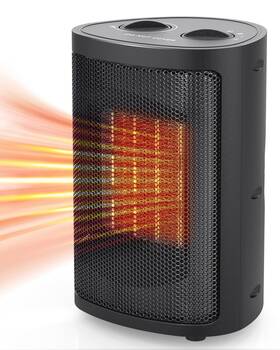 Aoresac Gd9215ad1 Electric Space Heater 1500w Personal Small With Thermostat