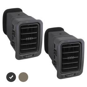 Vt003cc Apperfit Dash A/c Air Vent Passenger Side Dark Gray Compatible