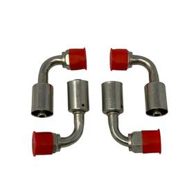 Sb1626 Atco Lot Of 4 A/c Hose Splicing Fittings For New Flyer Bus Nos