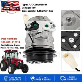 508-815 Auto-parts-hub A/c Compressor Replacement For Mahindra Tractor 4510/5010 2538 Us Ship