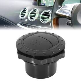 Automall Tech 752374857680 Universal Black Air Conditioning Vent Deflector Outlet Louvered For Rv Bus Yacht