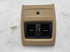 9265350 Bavarian Motor Works Bmw 2012-2018 320 328 F30 Rear Center Console Air Vent W / Bezel Trim Cover Oem