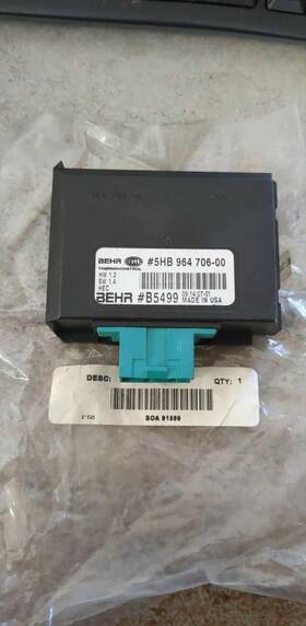 Boa-91596 Behr Mahle Pcm Power Control Module Boa 91596 / New Old Stock