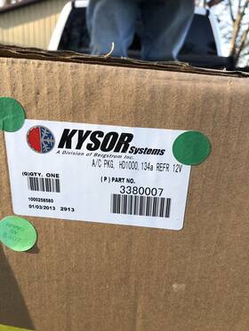 3380007 Bergstrom Kysor Ac Package Hd1000