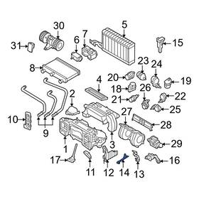 64216916090 Bmw Oe Hvac Heater Hose