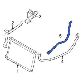 64216983858 Bmw Oe Hvac Heater Hose