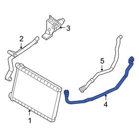 64219178427 Bmw Oe Hvac Heater Hose