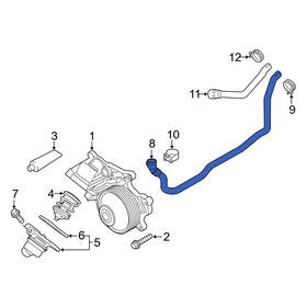 64219243891 Bmw Oe Hvac Heater Hose