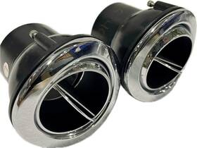 01a-350 Bob Drake 01a-350/1-c 1940 Ford Air Conditioning Chrome A/c Dash Vents