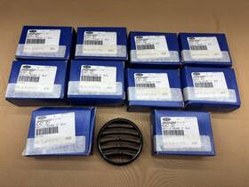 Ac401-301 Carrier Lot Of 10x Grille Round 3 Inch Louver Black Vent Cover