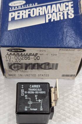 10-00286-00 Carrier Transicold Genuine Relay 12v W Bracket 30 Amp 4 Terminal