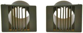 Ma182013 Classic Industries 1967-76 Dodge Plymouth A Body Dash Vents Dark Green Pair