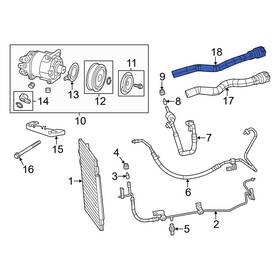 55111479ac Dodge Oe Hvac Heater Hose