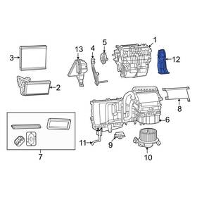 68038529aa Dodge Oe Right Cabin Air Intake Duct