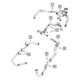 68244855ad Dodge Oe Hvac Heater Hose
