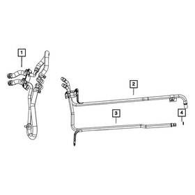 68563443aa Dodge Oe Hvac Heater Hose Assembly