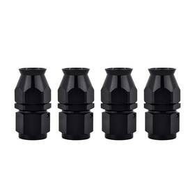 Evil Energy Caau-1100-347 6an Ptfe Hose End Fitting Straight Black For