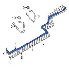 Bc2z18472da Ford Oe Hvac Heater Hose
