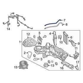 Bc3z18472f Ford Oe Hvac Heater Hose