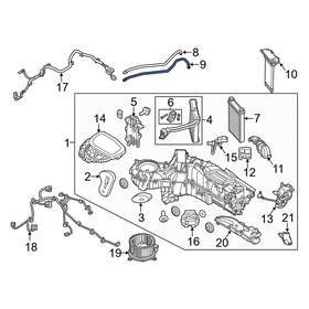 Bc3z18472k Ford Oe Hvac Heater Hose