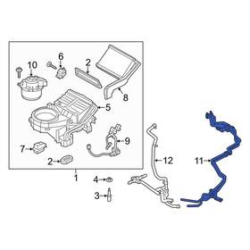 Ck4z18472z Ford Oe Hvac Heater Hose