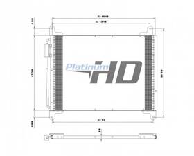 802-12105 Freightliner Hdh010021 2003-2007 Business Class M2 100 Condenser