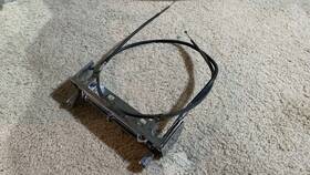 3782827 General Motors 1961-1962 Chevy Impala Under Dash Ac Vent Center Control Bezel Used With Cables