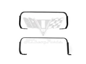 L-15-020 General Motors 1961-1964 Chevy Impala Under Dash Firewall Heater Core Retainer Brackets Pair
