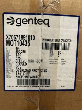 X70671891010 Genteq Mot10435 A/c Condenser Motor