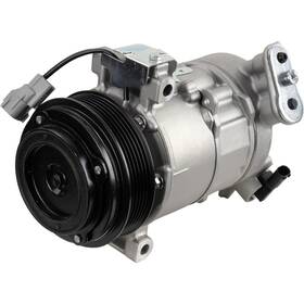 7513556 Gpd Aluminum A/c Compressor With 6 Groove Pulley Direct Fit
