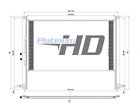 Hdh010136 Key Peterbilt Series Condenser