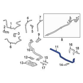 79118s0xa00 Honda Oe Hvac Heater Hose