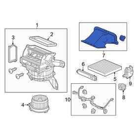79810t7jh00 Honda Oe Cabin Air Intake Duct