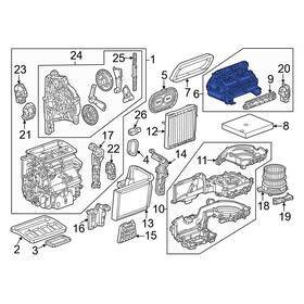 86556667 Honda Oe Cabin Air Intake Duct