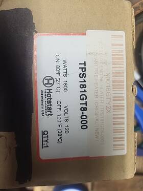 Tps181gt8-000 Hotstart Original Engine Coolant Pre-heater 1800w 120v 15amps