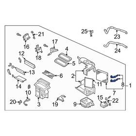 9223140u00 Infiniti Oe Hvac Heater Hose Outlet Tube