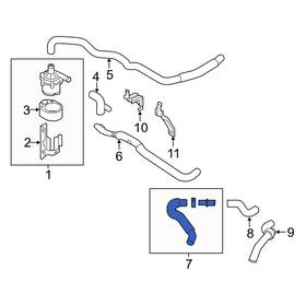 92400jk200 Infiniti Oe Hvac Heater Hose