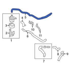 92401jk20a Infiniti Oe Hvac Heater Hose