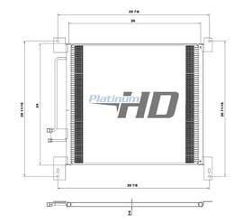 802-12487 International Hdh010082 1993-2001 9200 Condenser