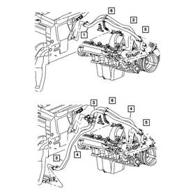 68000973ab Jeep Oe Hvac Heater Hose