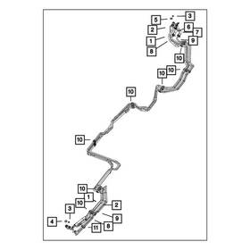 68103036aa Jeep Oe Hvac Heater Hose