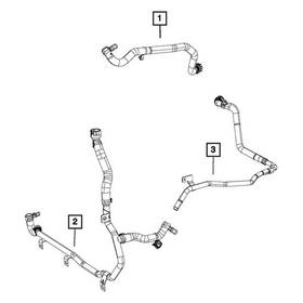 68251152ae Jeep Oe Hvac Heater Hose
