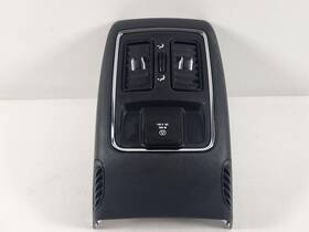 X96006401bl Jeep 2020 Grand Cherokee Rear Center Console Air Vent Panel 115v Outlet Oem
