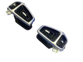 97490-p2000 Kia 2021-2023 Sorento Front Left Right Ac Heat Hvac Air Vent Set Black And Silver