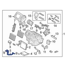 Lr002680 Land Rover Oe Hvac Heater Hose Outlet Tube