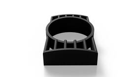 106-l3d Layer3d Air Vent Gauge - Compatible With Bmw E46 Black